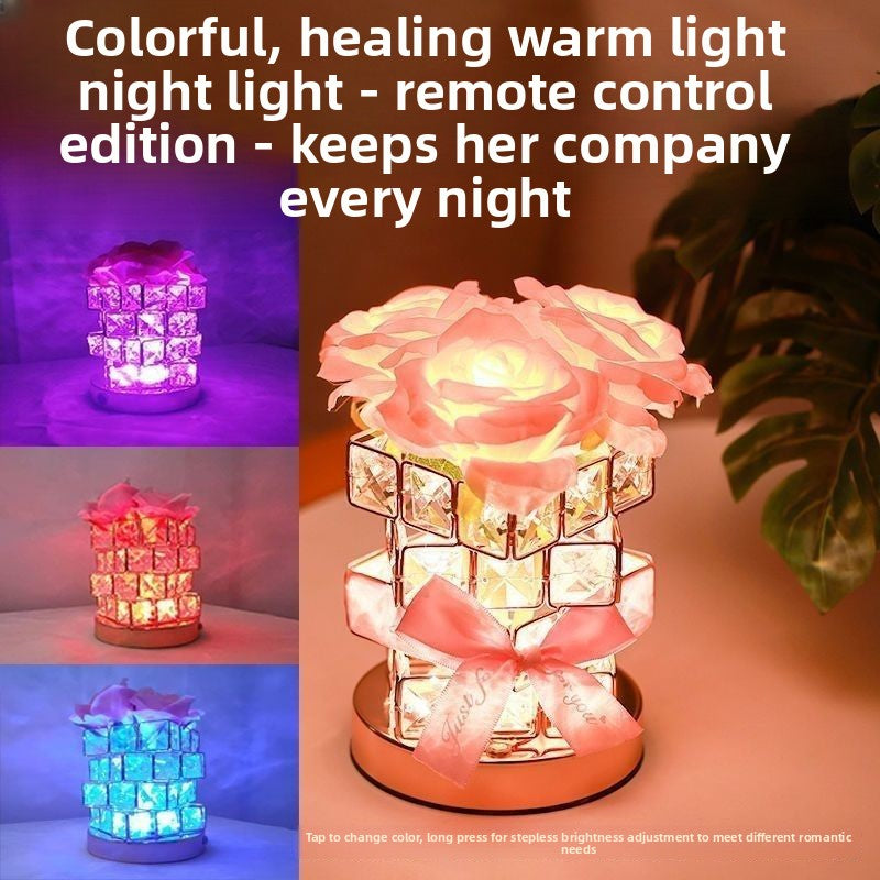 Valentine's Warm Crystal Night Light