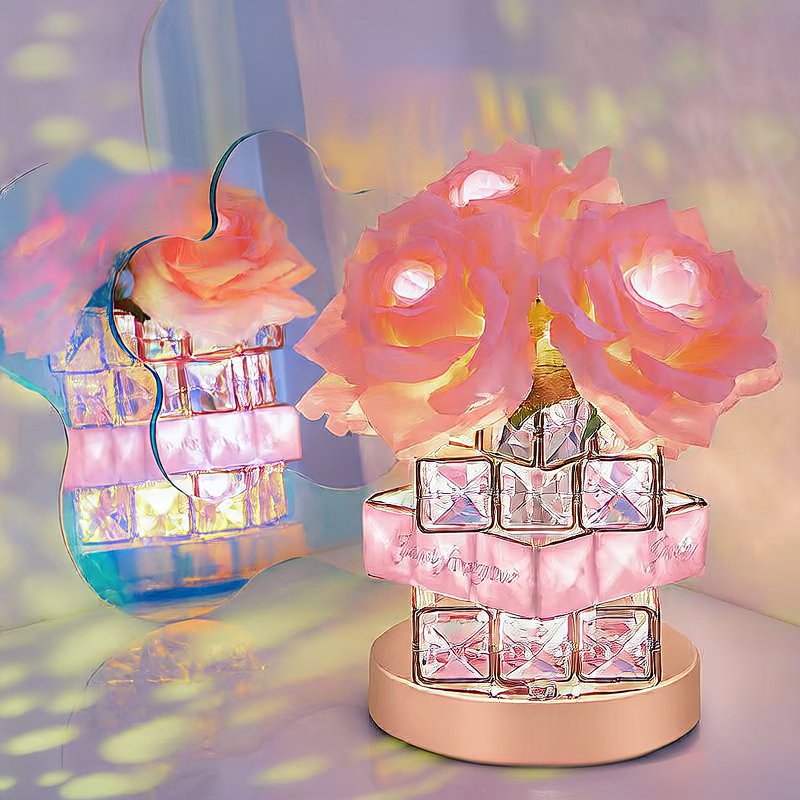 Valentine's Warm Crystal Night Light